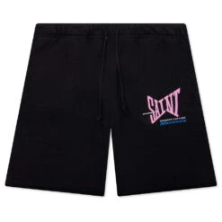 Ribbon Saint Sweatshorts - Black