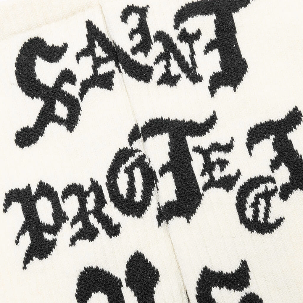 Saint Protect Socks - Ecru Beige 4 Saint Protect Socks - Ecru Beige - Image 2