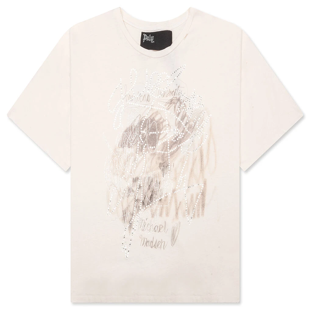 Scribble Tee - Vintage White 3 Scribble Tee - Vintage White