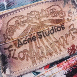 Acne Studios Denim Shorts - White/Multi -Feature Clothing Shorts White Multi BE0208 AOL 06 25 25 Feature JA 6