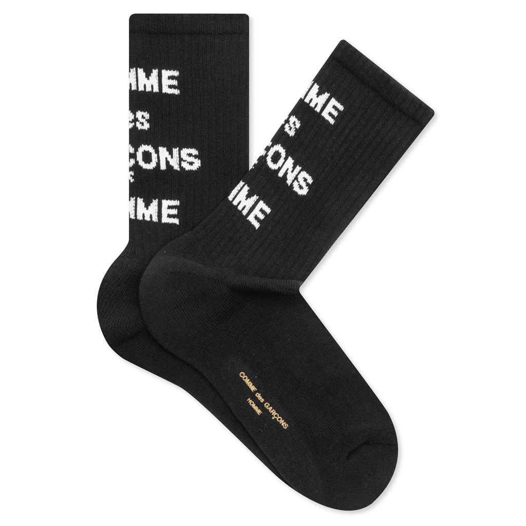 Socks - Black 3 Socks - Black