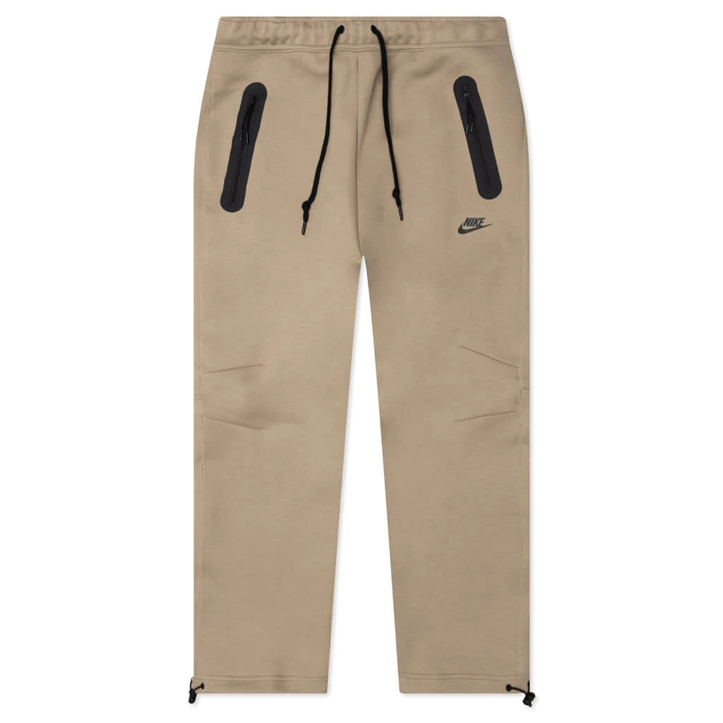 Nike Sportswear Tech Fleece Open Hem Sweatpants - Khaki/Black 3 Nike Sportswear Tech Fleece Open Hem Sweatpants - Khaki/Black