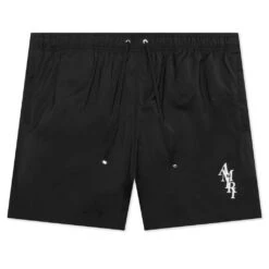 Amiri Stack Swim Trunk - Black
