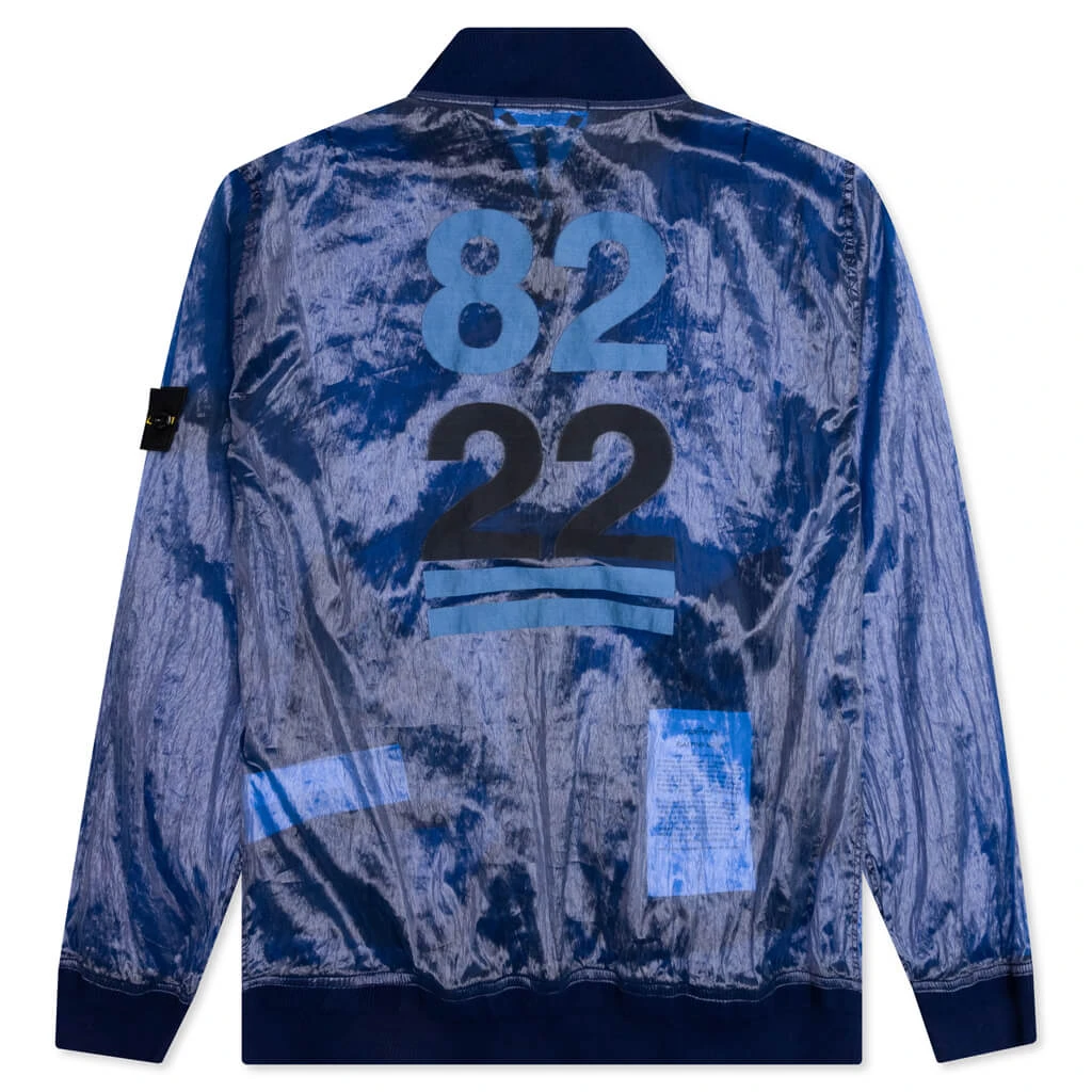 Stone Island Bomber Jacket 433Q2 - Bright Blue 4 Stone Island Bomber Jacket 433Q2 - Bright Blue - Image 2