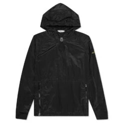 Stone Island Funnel Neck Lightweight Jacket - Black