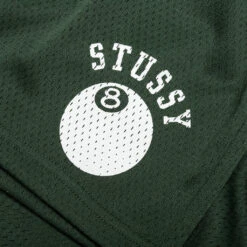 Stussy 8-Ball Mesh Short - Forest 8 Stussy 8-Ball Mesh Short - Forest -Feature Clothing Stussy 8 Ball Mesh Short Forest 112268 FORE 03 30 22 Feature 6