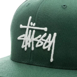 Stussy Basic Stock Cap - Forest -Feature Clothing Stussy Basic Stock Cap Forest 1311006 Forest 12 04 2021 01 4