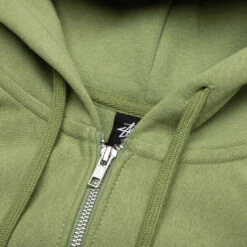 Basic Stussy Zip Hoodie - Moss -Feature Clothing Stussy Basic Stussy Zip Hood Moss 1974870 MOSS 09 06 23 Feature KN 10