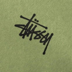 Basic Stussy Zip Hoodie - Moss -Feature Clothing Stussy Basic Stussy Zip Hood Moss 1974870 MOSS 09 06 23 Feature KN 8