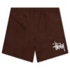 Stussy Big Basic Water Short - Brown 1 Stussy Big Basic Water Short - Brown -Feature Clothing Stussy Big Basic Water Short Brown 113156 02 10 23 Feature KN cf4c2f15 110f 4bc3 b784 9b2b938fa8d7