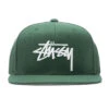 Stussy Big Stock High Crown Cap - Forest -Feature Clothing Stussy Big Stock High Crown Cap Fore 1311062 400 09 13 22 Feature DV