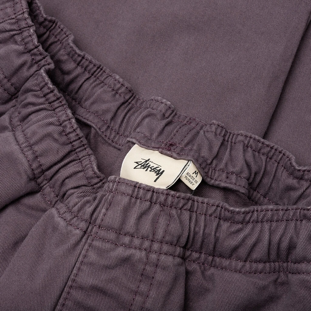 Stussy Brushed Beach Pant - Wine 5 Stussy Brushed Beach Pant - Wine - Image 3