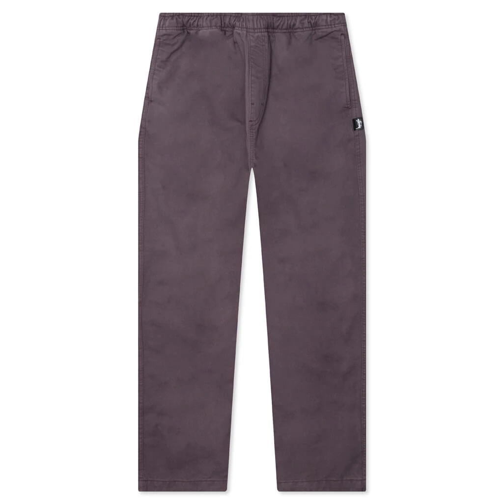 Stussy Brushed Beach Pant - Wine 3 Stussy Brushed Beach Pant - Wine