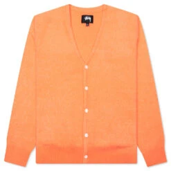 Stussy Brushed Cardigan - Peach