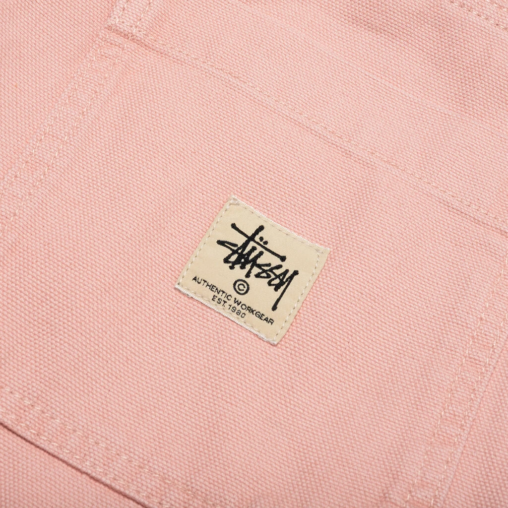 Stussy Canvas Work Pant - Salmon 5 Stussy Canvas Work Pant - Salmon - Image 3