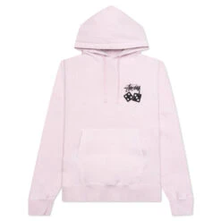 Stussy Dice Pigment Dyed Hoodie - Blush