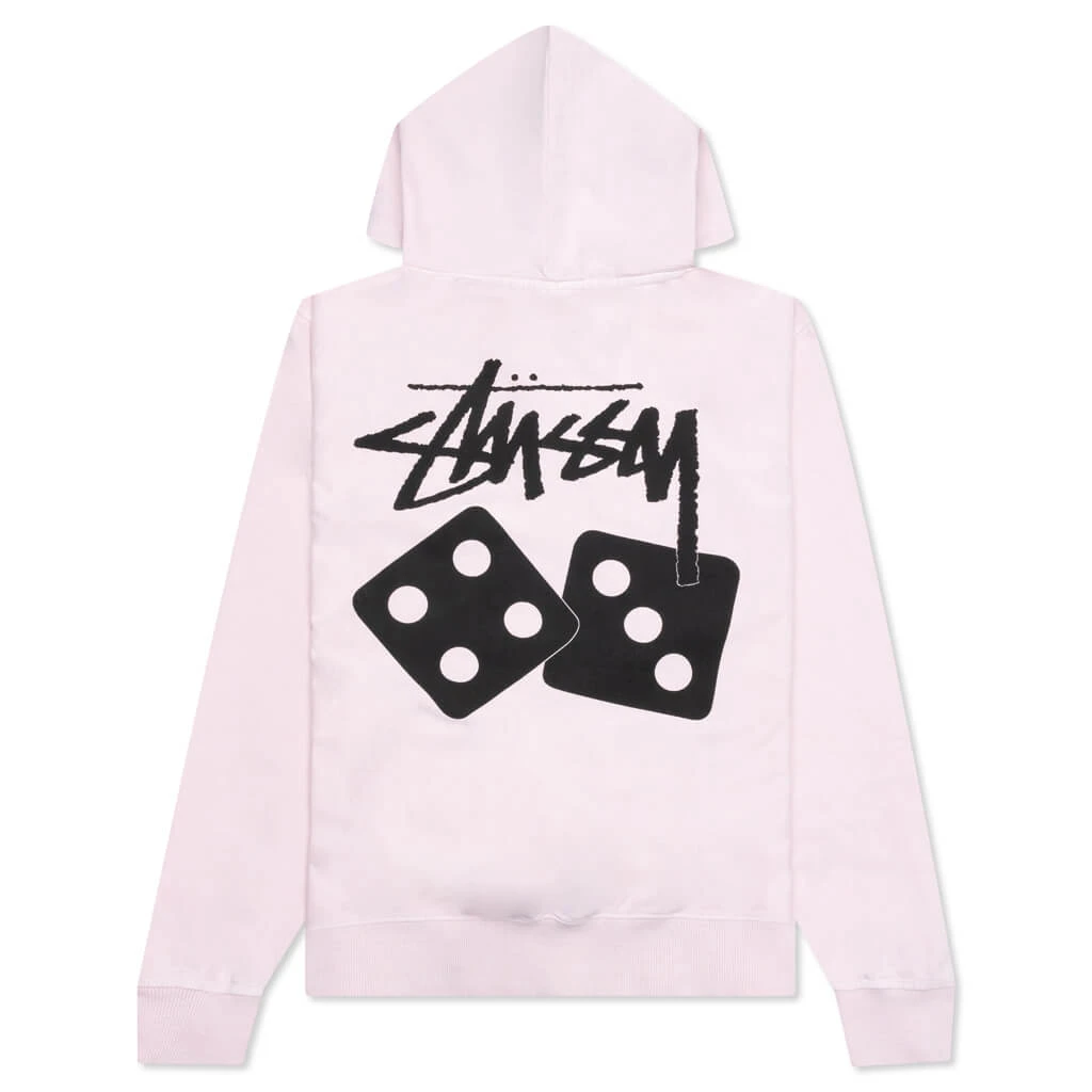 Stussy Dice Pigment Dyed Hoodie - Blush 4 Stussy Dice Pigment Dyed Hoodie - Blush - Image 2