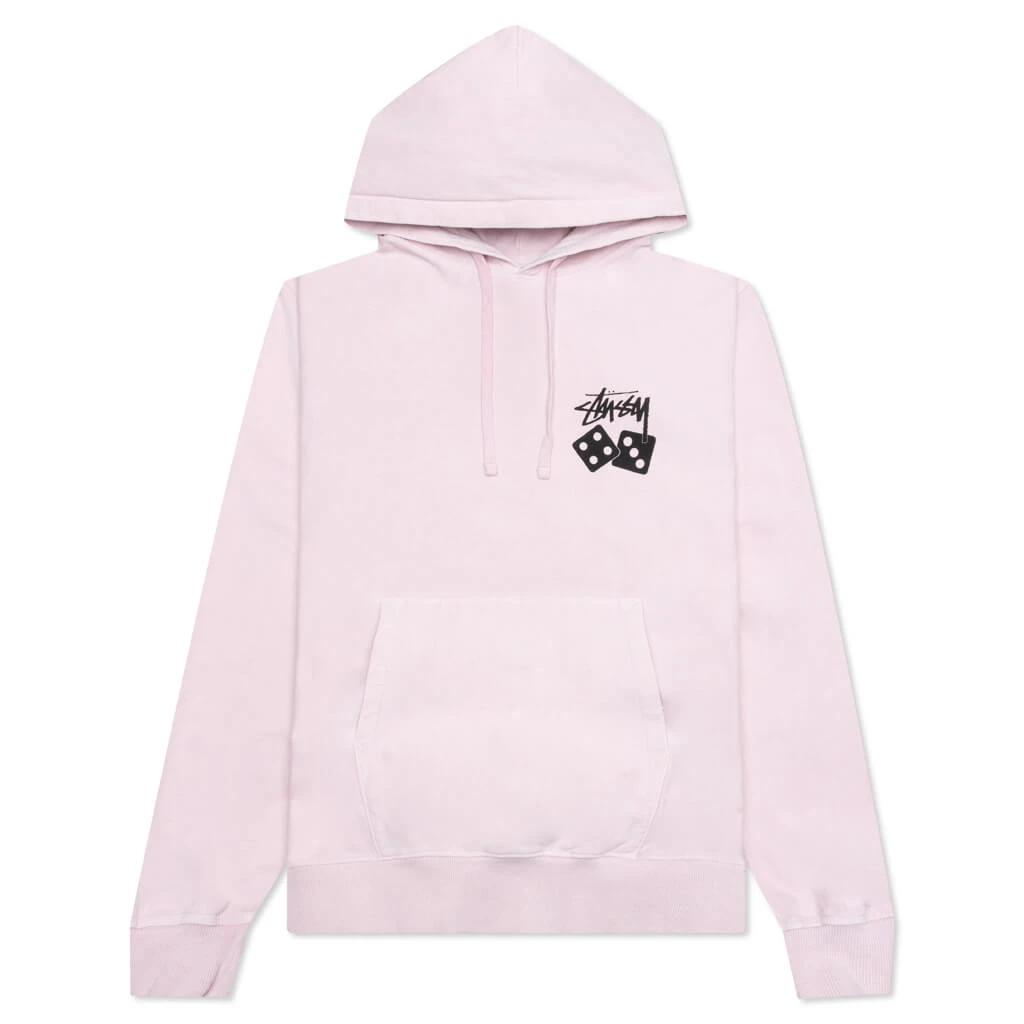 Stussy Dice Pigment Dyed Hoodie - Blush 3 Stussy Dice Pigment Dyed Hoodie - Blush