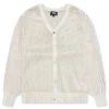 Stussy Loose Gauge Cardigan - Natural -Feature Clothing Stussy Loose Gauge Cardigan Natural 117164 02 10 23 Feature KN