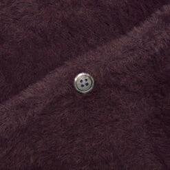 Stussy Shaggy Cardigan - Eggplant -Feature Clothing Stussy Shaggy Cardigan Eggplant 117094 EGGP 10 08 2021 01 3