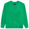 Stussy Shaggy Cardigan - Kelly Green