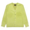 Stussy Shaggy Cardigan - Lime -Feature Clothing Stussy Shaggy Cardigan Lime 117094 LIME 10 07 2021 01