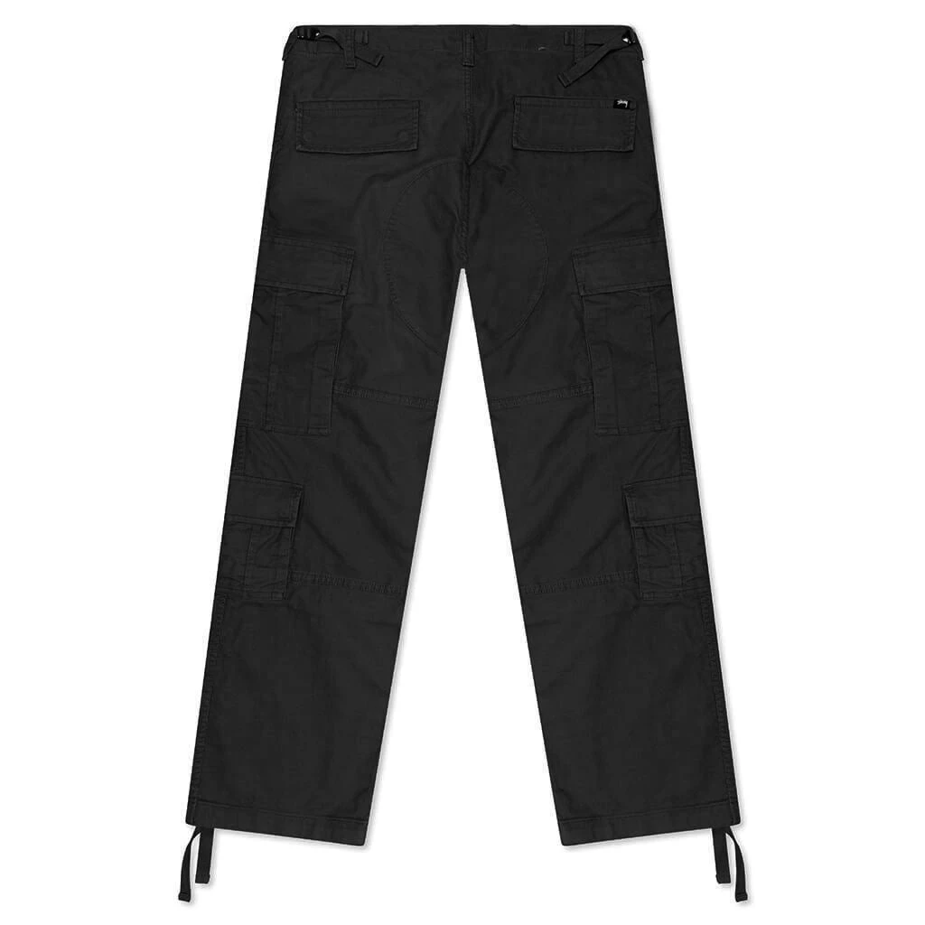Stussy Surplus Cargo Pant - Black 4 Stussy Surplus Cargo Pant - Black - Image 2