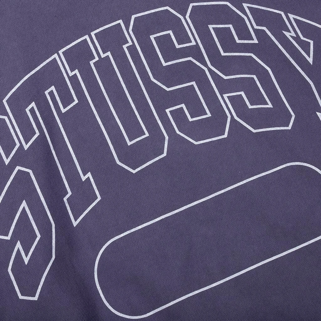Stussy Varsity Oversized Crew - Washed Blue 6 Stussy Varsity Oversized Crew - Washed Blue - Image 4