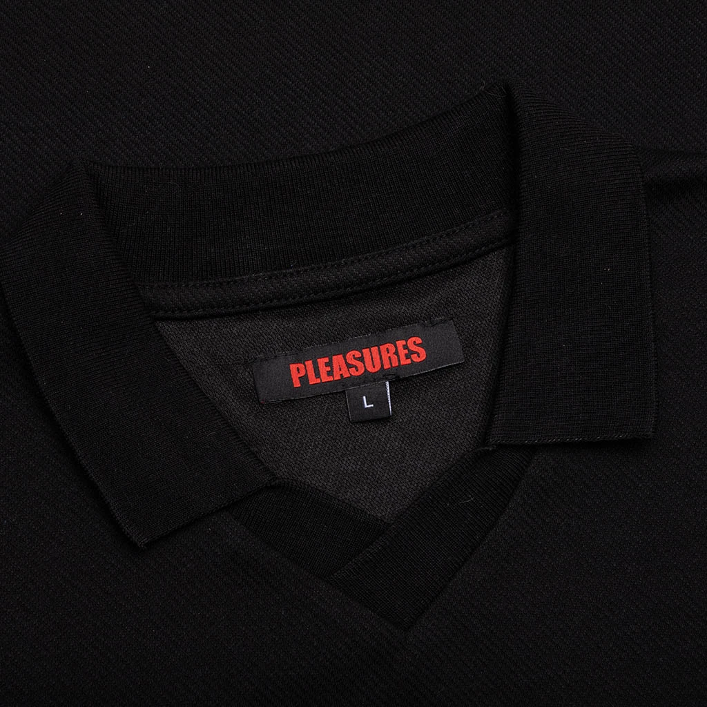 Pleasures Submission Boxy Polo - Black 7 Pleasures Submission Boxy Polo - Black - Image 5