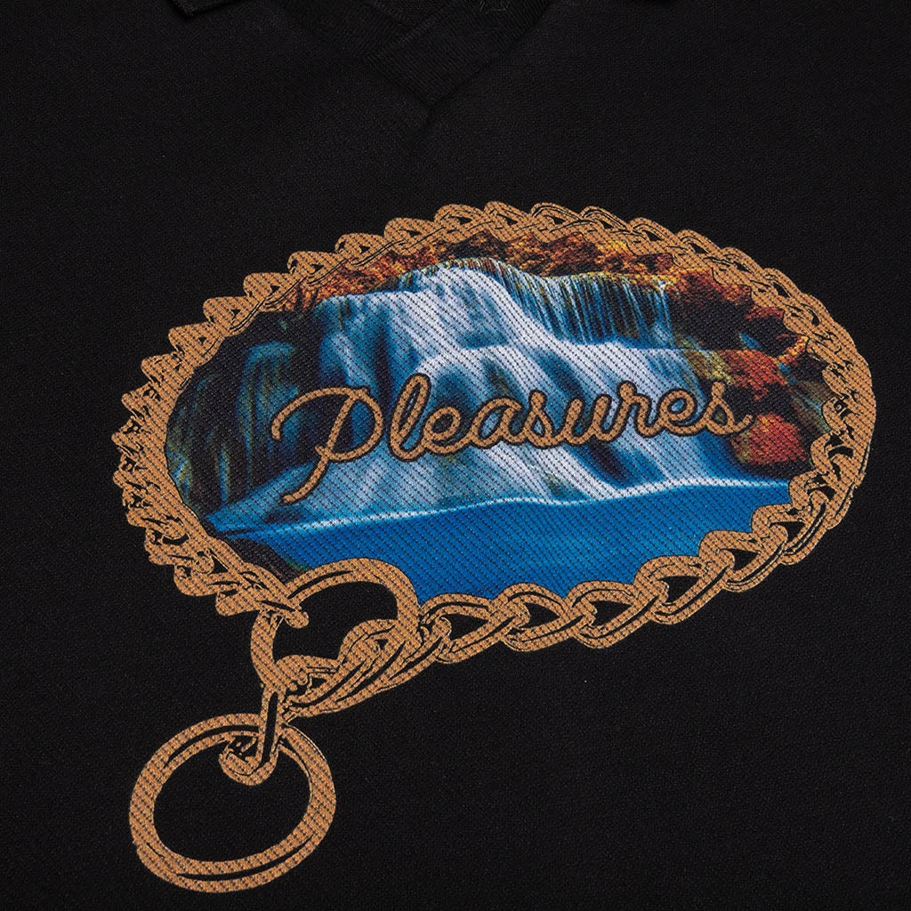 Pleasures Submission Boxy Polo - Black 6 Pleasures Submission Boxy Polo - Black - Image 4