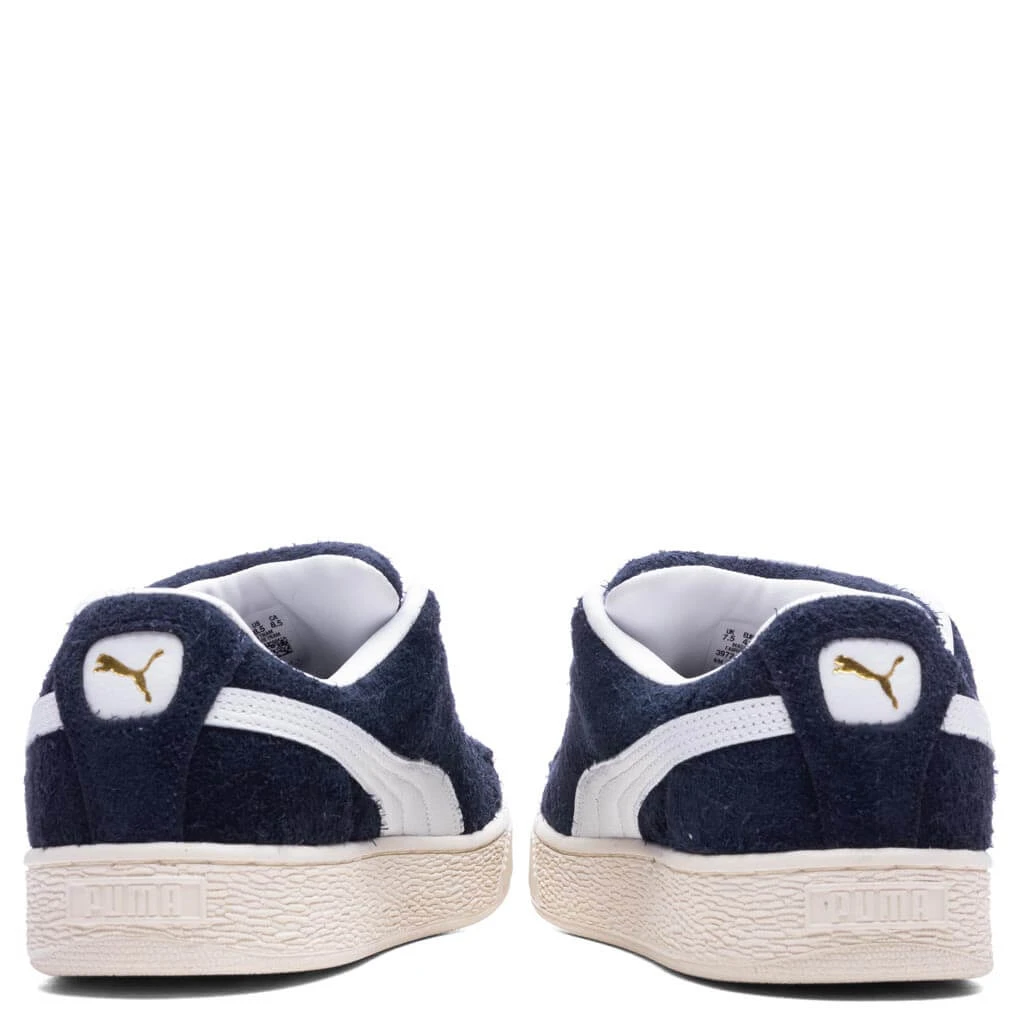 Puma Suede XL Hairy - Club Navy/Frosted Ivory 6 Puma Suede XL Hairy - Club Navy/Frosted Ivory - Image 4