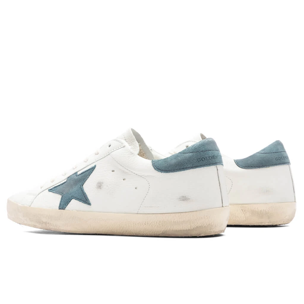 Golden Goose Super-Star Sneakers - White/Bottle Green 5 Golden Goose Super-Star Sneakers - White/Bottle Green - Image 3