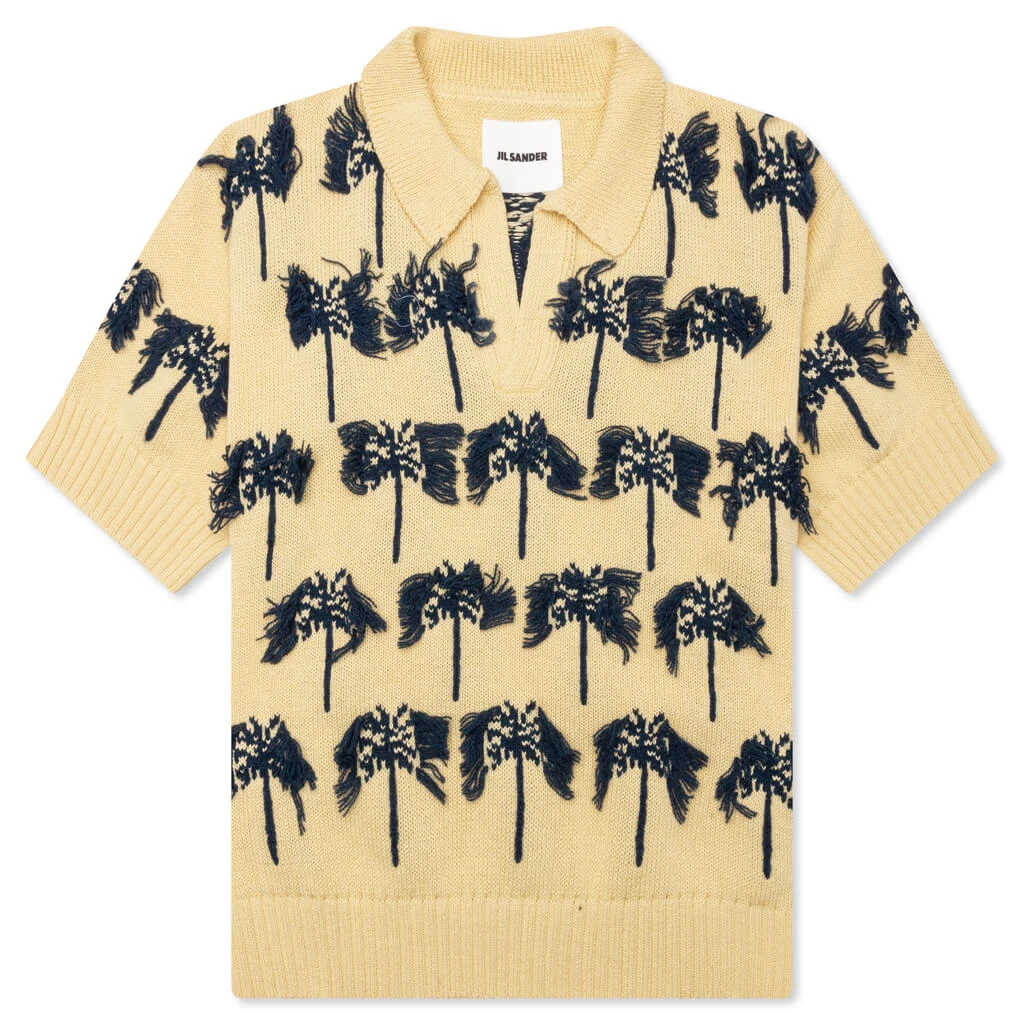 Jil Sander Polo Sweater - Open Yellow 3 Jil Sander Polo Sweater - Open Yellow