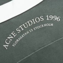 Acne Studios Floragatan Artwork Polo - Vintage Green -Feature Clothing T Shirt Vintage Green CL0396 DSQ 08 13 25 Feature VR 6