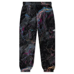 The North Face TNF Nylon Easy Pants - TNF Black Trail Glow Print