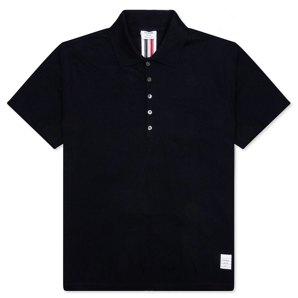 Relaxed Fit S/S Polo - Navy 3 Relaxed Fit S/S Polo - Navy