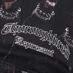 Represent Thoroughbred Hoodie - Vintage Black -Feature Clothing Thoroughbred Hoodie Vintage Black MLM41134 003 03 24 25 Feature VR 7