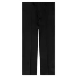 Jil Sander Straight Leg Wool Trouser - Black