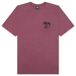 Stussy Tuff Stuff Tee - Berry