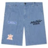 Twill Carpenter Short - Blue -Feature Clothing Twill Carpenter Short Blue HTG250224 BLU 07 13 25 Feature JA 5