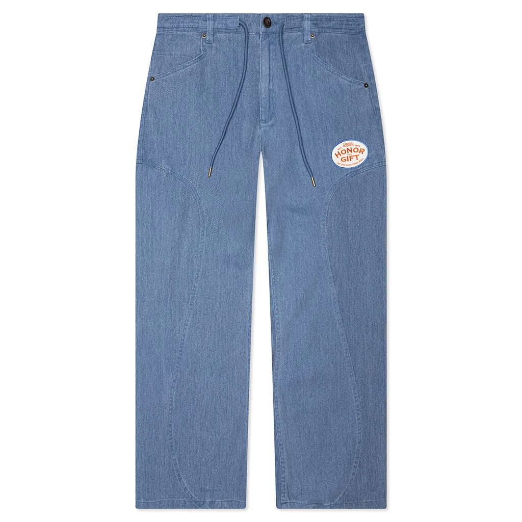 Twill Party Pant - Blue 3 Twill Party Pant - Blue
