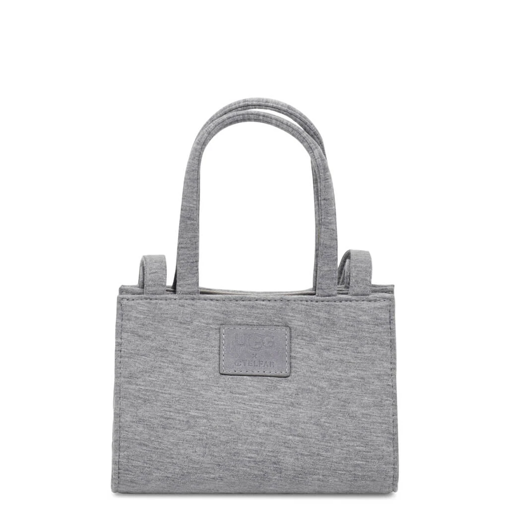 UGG X Telfar Small Fleece Shopper - Heather Grey 4 UGG X Telfar Small Fleece Shopper - Heather Grey - Image 2