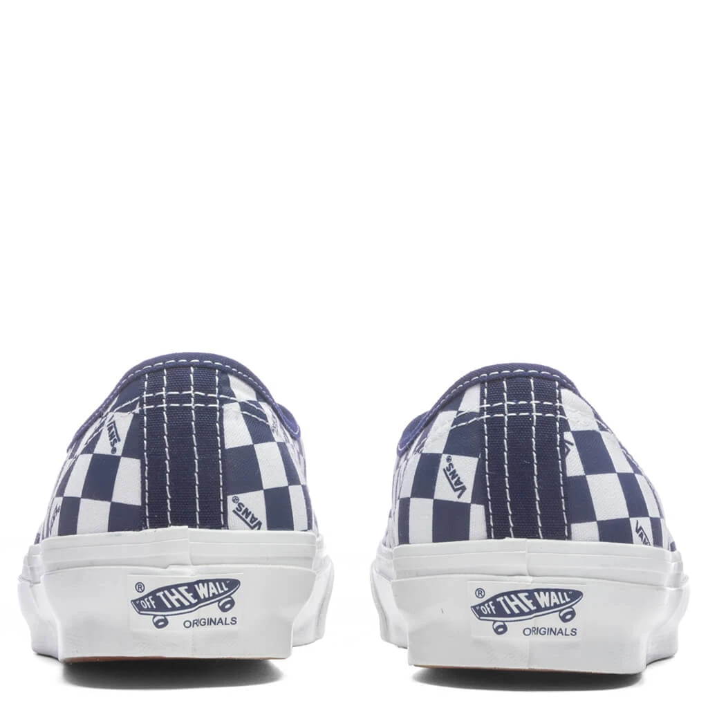 OG Authentic LX - Checkerboard/Dress Blue 6 OG Authentic LX - Checkerboard/Dress Blue - Image 4