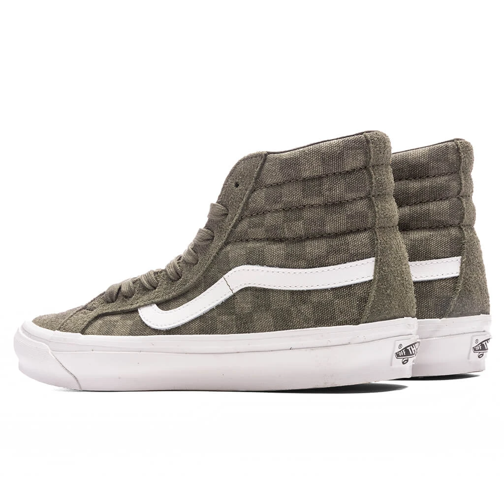 OG SK8-Hi LX - Checkerboard Grape Leaf 5 OG SK8-Hi LX - Checkerboard Grape Leaf - Image 3