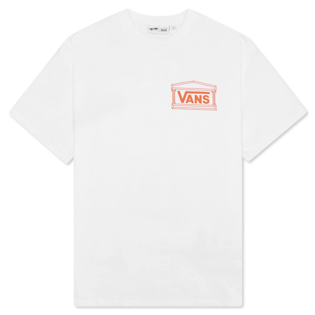 Vans Vault X Aries Women's Art Trip Tee - White 3 Vans Vault X Aries Women's Art Trip Tee - White
