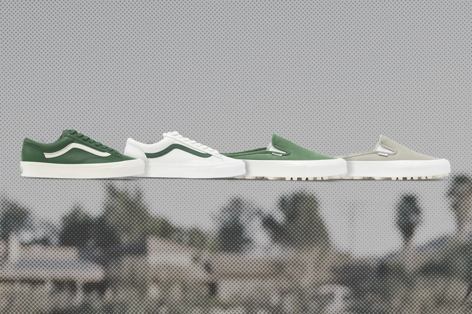 Vans Vault X Museum Of Peace & Quiet OG Style 36 LX - Marshmallow/Green 7 Vans Vault X Museum Of Peace & Quiet OG Style 36 LX - Marshmallow/Green - Image 5