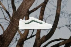 Vans Vault X Museum Of Peace & Quiet OG Style 36 LX - Marshmallow/Green 13 Vans Vault X Museum Of Peace & Quiet OG Style 36 LX - Marshmallow/Green -Feature Clothing Vans Vault x MOPQ OG Style 36 Marshmallow Green VN0A4BVEBC21 Feature 03 05 22 01 43aea585 b387 401a 959c d0f31c4d9dfc