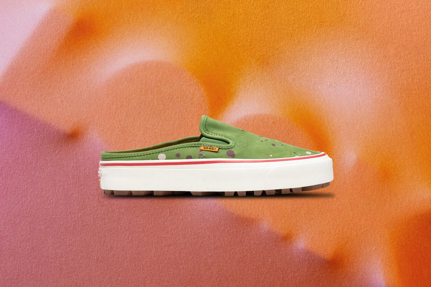 Vans Vault X LQQK OG Mule LX - Splatter Green 4 Vans Vault X LQQK OG Mule LX - Splatter Green - Image 2