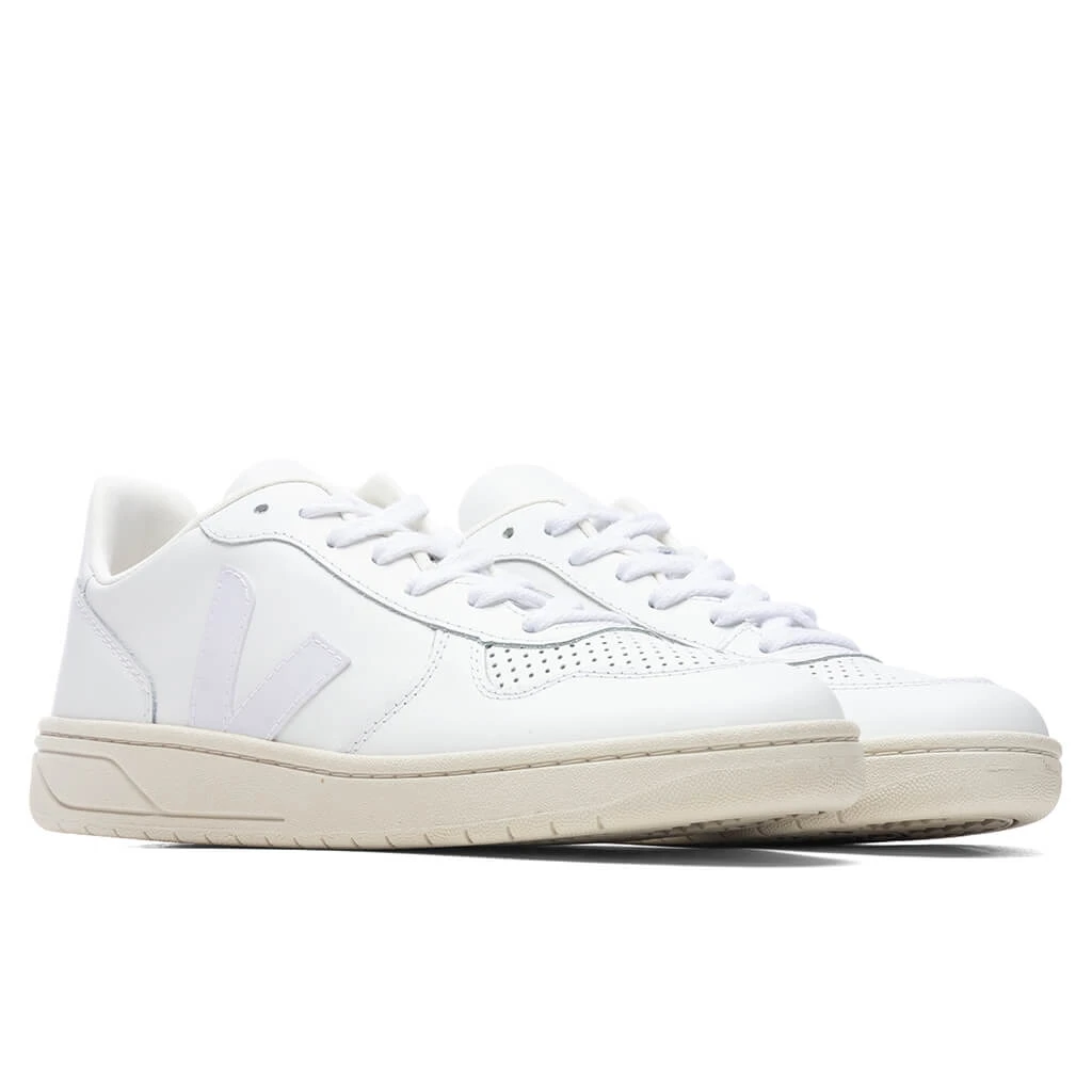 Veja V-10 Leather - Extra White 4 Veja V-10 Leather - Extra White - Image 2