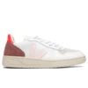 Veja Women's V-10 Leather - Extra White/Petale Rose 2 Veja Women's V-10 Leather - Extra White/Petale Rose -Feature Clothing Veja Women s V 10 Leather Extra White Petale Rose VX022292A 11 09 2020 01